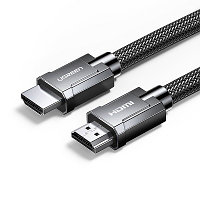 Кабель UGREEN HD135-70320 HDMI 2.1 to HDMI 2.1, Zinc Alloy, в нейлоновой оплётке, 1.5m, черный