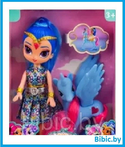 Детская кукла Шиммер и Шайн Shimmer&Shine, пупс + пони единорог, игрушка для девочек - фото 1 - id-p200956236