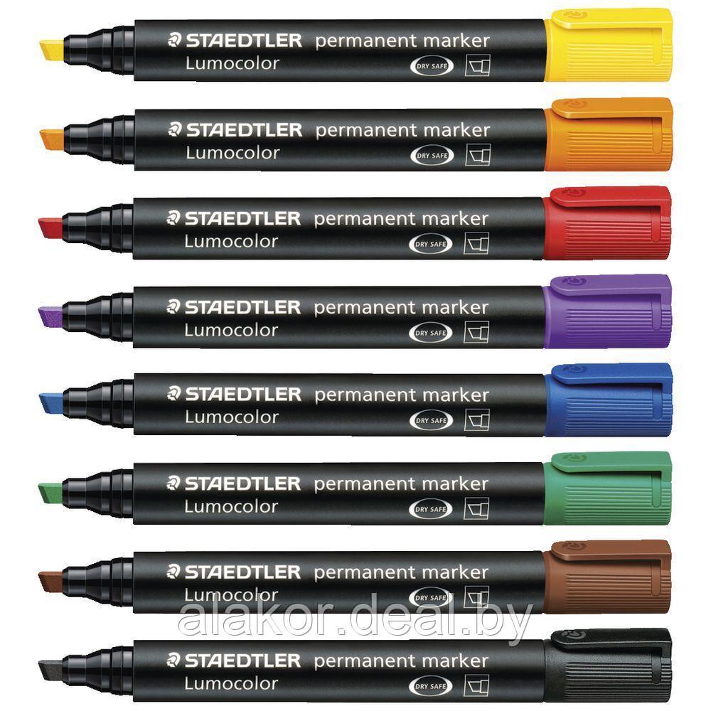 Маркер перманентный STAEDTLER Lumocolor 350, коричневый, 2-5мм - фото 2 - id-p200956286