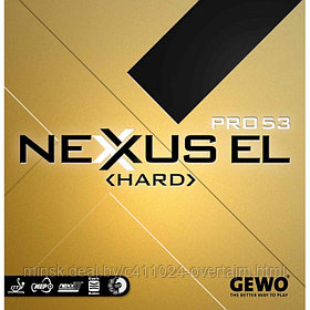 Накладка д/ракетки н/т GEWO Rubber Nexxus EL Pro 53 Hard bl maXXimum