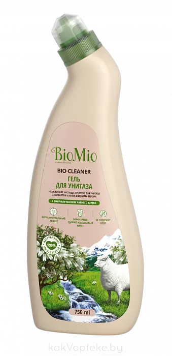 BioMio BIO_TOILET CLEANER экологическое чистящее средство для унитаза Чайное дерево 750 мл (Шаранговича 25) - фото 1 - id-p200958705