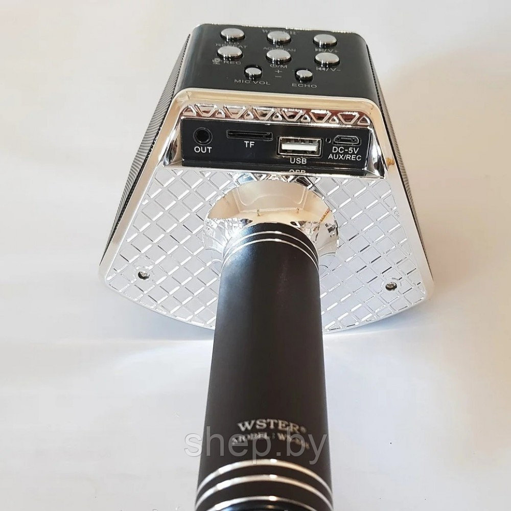 Беспроводной микрофон караоке Wster WS-868 (оригинал) - фото 9 - id-p200958713