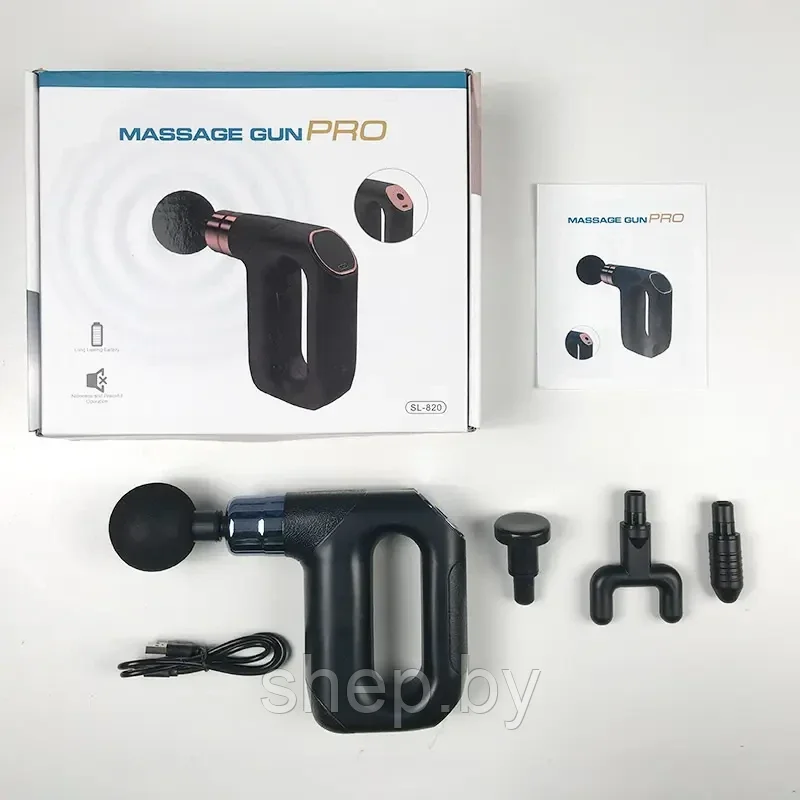 Массажер ударный Massage Gun Pro PRO SL-820 - фото 5 - id-p200958753