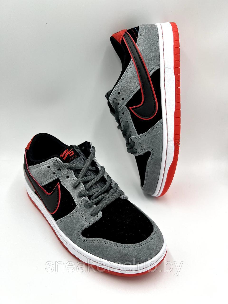 Кроссовки мужские Nike SB / повседневные Nike SB черно-серые