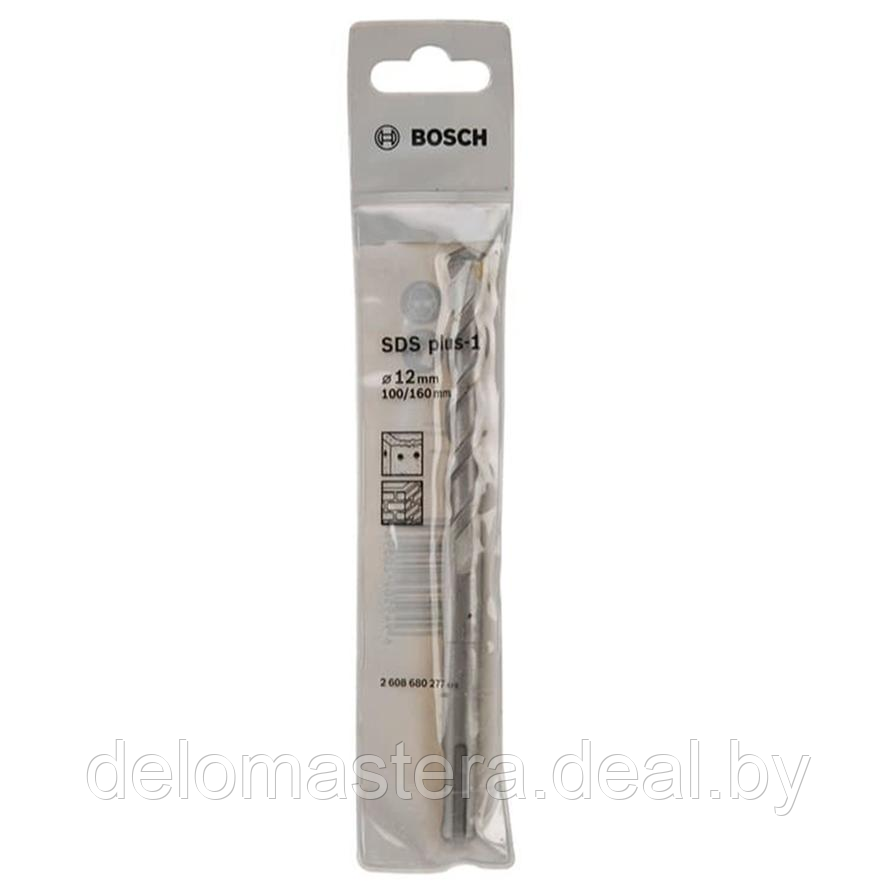 BOSCH SDS-plus-1 Бур 12-160/100 (1шт.) (2608680277) - фото 1 - id-p65423920