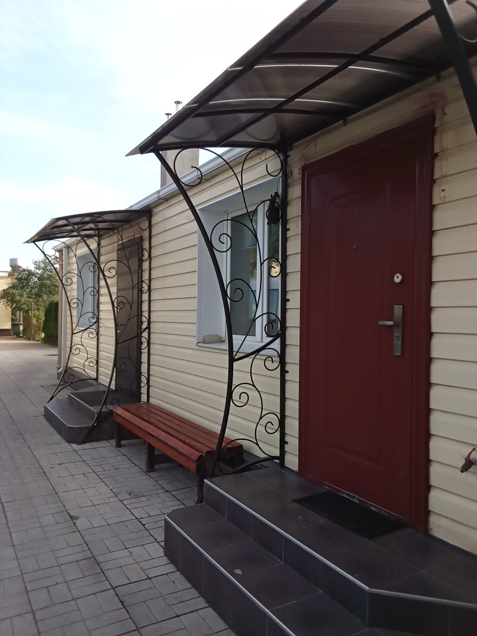 Навес над крыльцом №7