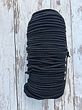 Шнур эластичный, эспандерный белый/чёрный 6мм / 50м, фото 3