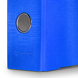 Папка-регистратор PP 50 мм синий, метал.окантовка/карман, собранная, фото 6