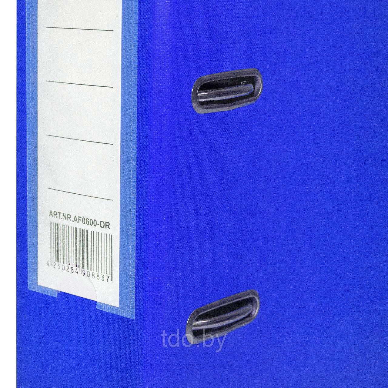 Папка-регистратор PP 50 мм синий, метал.окантовка/карман, собранная - фото 7 - id-p200954150