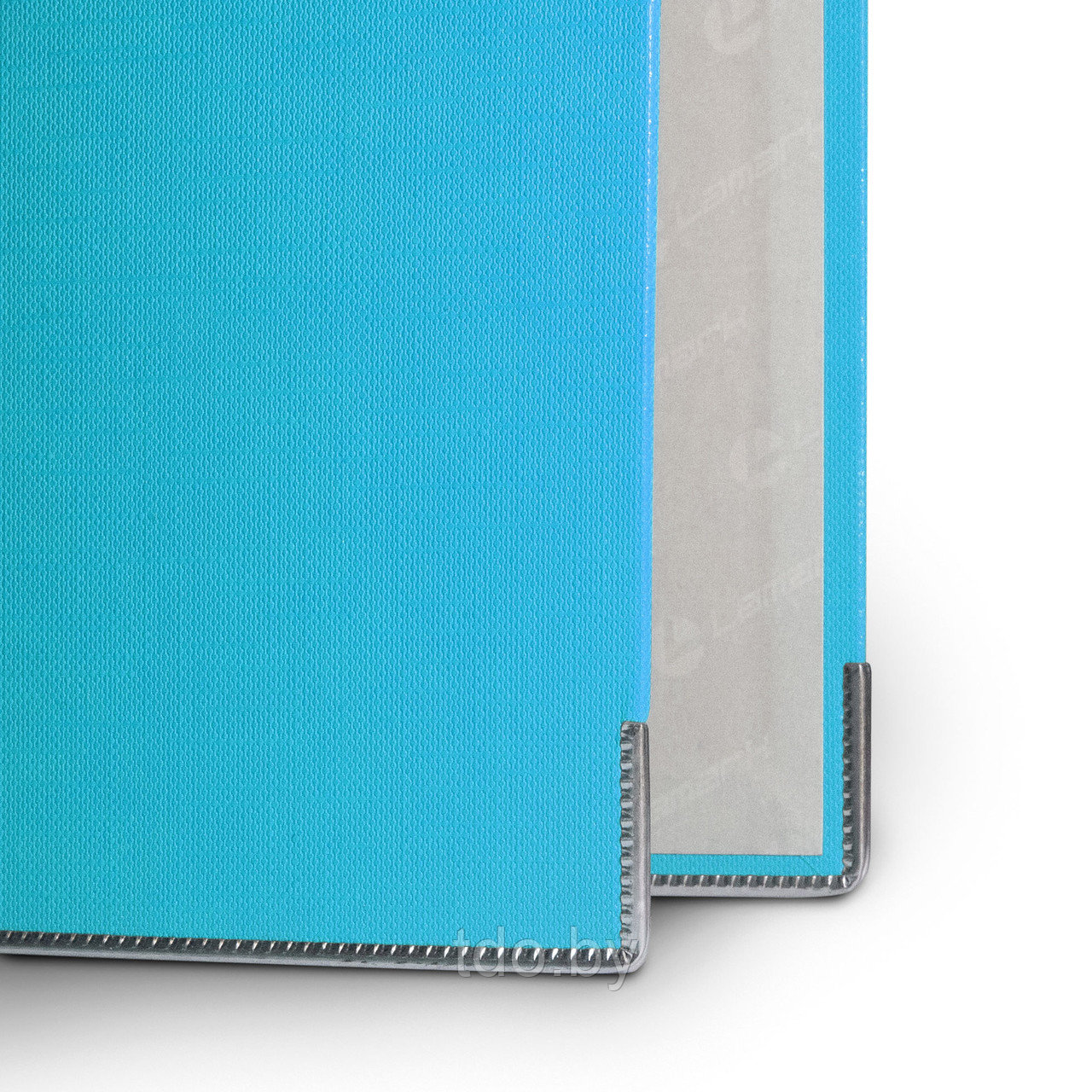 Папка-регистратор PP 50мм голубой, метал.окантовка/карман, собранная - фото 4 - id-p200954156