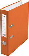 Папка-регистратор PP 50 мм оранжевый, метал.окантовка/карман, собранная