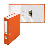 Папка-регистратор PP 50 мм оранжевый, метал.окантовка/карман, собранная, фото 2