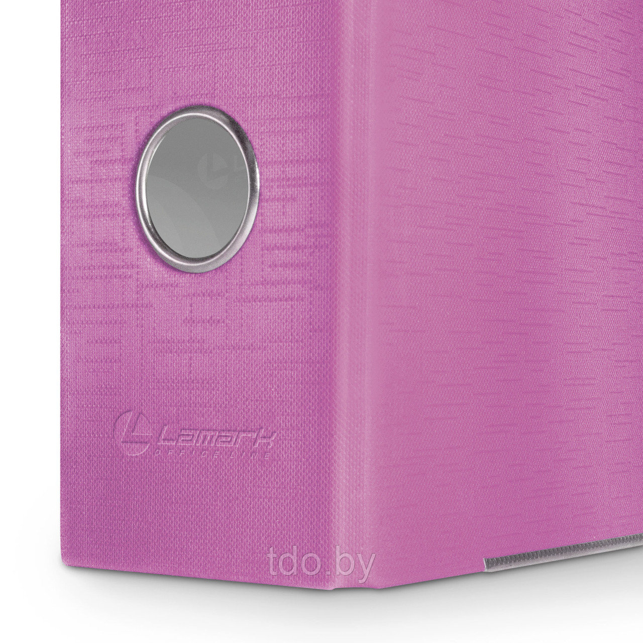 Папка-регистратор PP 80мм розовый, метал.окантовка/карман, собранная - фото 5 - id-p200954164