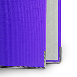 Папка-регистратор PP 50мм фиолетовый, метал.окантовка/карман, собранная, фото 4