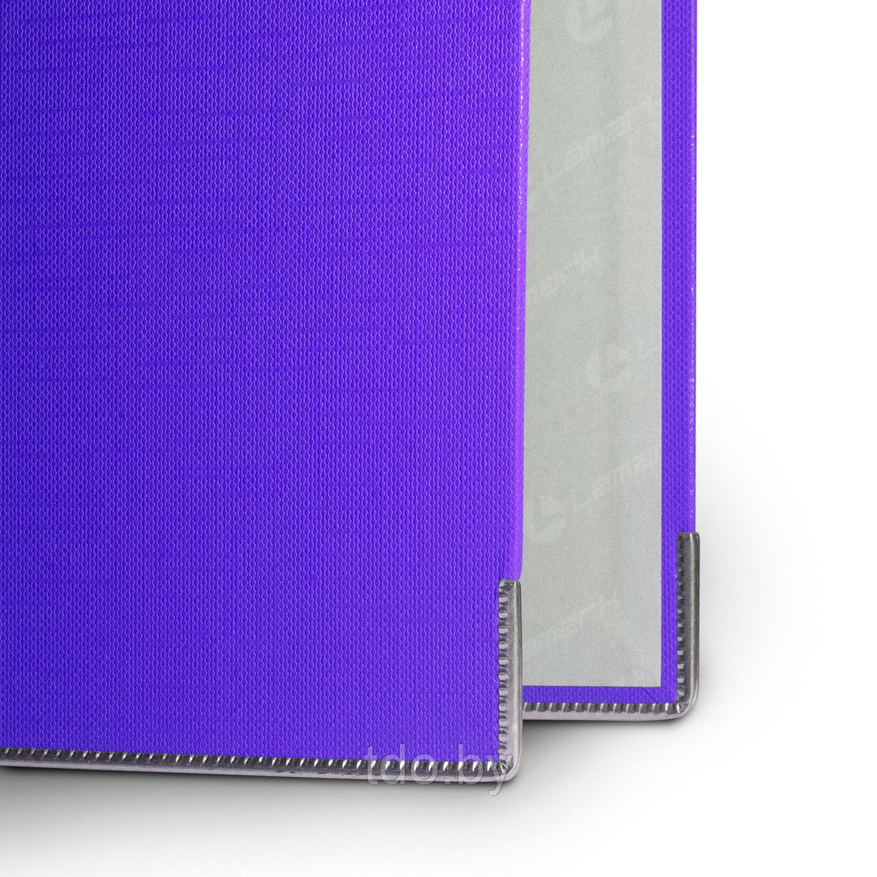 Папка-регистратор PP 50мм фиолетовый, метал.окантовка/карман, собранная - фото 4 - id-p200954163