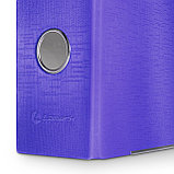 Папка-регистратор PP 50мм фиолетовый, метал.окантовка/карман, собранная, фото 5