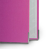 Папка-регистратор PP 50мм розовый, метал.окантовка/карман, собранная, фото 4