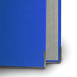 Папка-регистратор PP 80мм синий, метал.окантовка/карман, собранная, фото 5