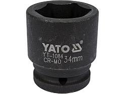 Головка торцевая ударная 3/4" 6гр. 34мм L56мм CrMo "Yato"