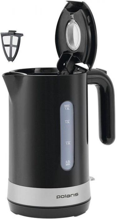 Чайник электрический POLARIS PWK 1803C, 2200Вт, черный - фото 9 - id-p200508343