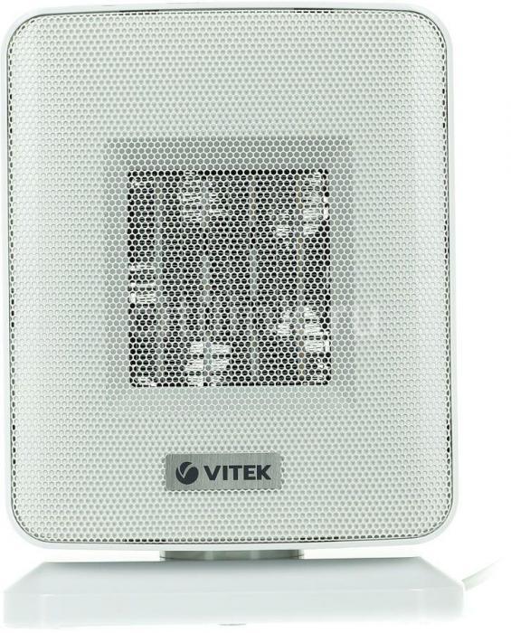 Тепловентилятор керамический Vitek VT-2052, 1500Вт, с термостатом, 2 режима, белый [2052-vt-01] - фото 4 - id-p200508576
