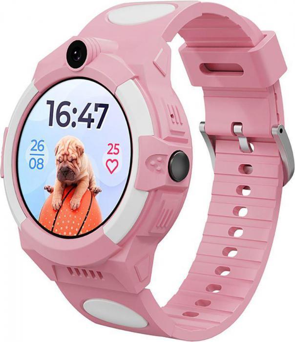Смарт-часы Кнопка Жизни Aimoto Sport 4G, 1.28", розовый / розовый [9220102] - фото 1 - id-p200512483