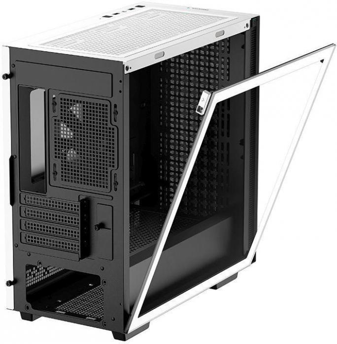 Корпус mATX DeepCool CH370, Mini-Tower, без БП, белый [ch370 white] - фото 9 - id-p200508996