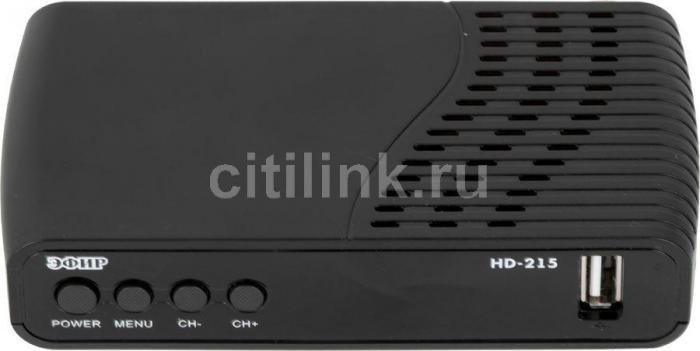Ресивер DVB-T2 СИГНАЛ Эфир HD-215, черный - фото 5 - id-p200509300