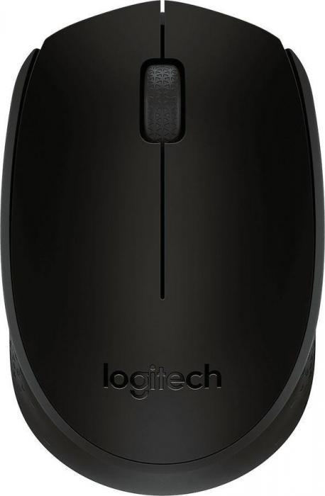 Мышь Logitech M171, оптическая, беспроводная, USB, черный и серый [910-004424] - фото 1 - id-p200509339
