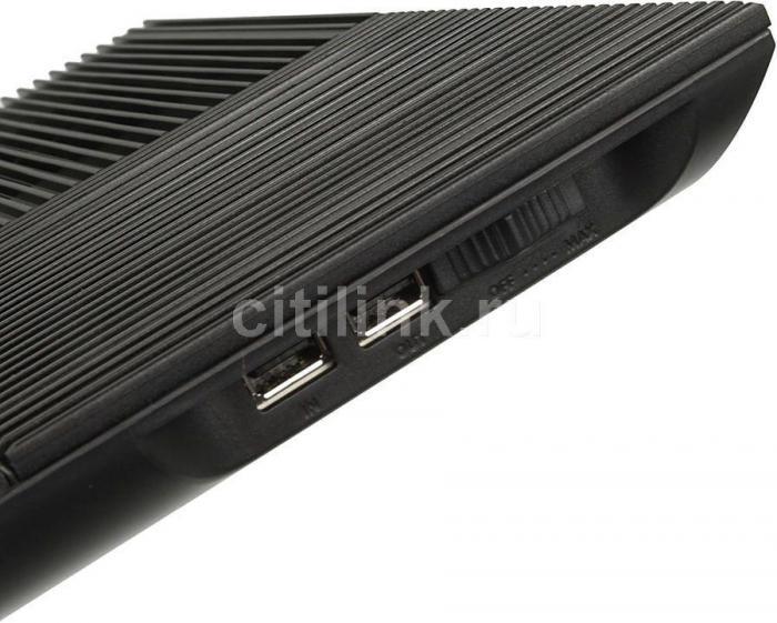 Подставка для ноутбука DeepCool Multi Core X8, 17", 381х268х29 мм, 2хUSB, вентиляторы 4 х 1290г [multi corex8] - фото 4 - id-p200514120