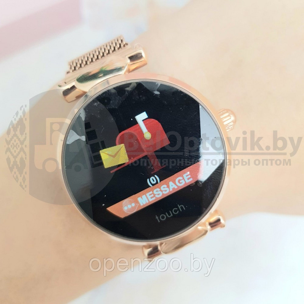 Умные часы Smart Watch B80 на магнитном браслете, 1.04 IPS, TFT LCD Серебро - фото 7 - id-p116897157