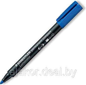 Маркер перманентный STAEDTLER Lumocolor 342, синий, 1-2мм - фото 1 - id-p201049472