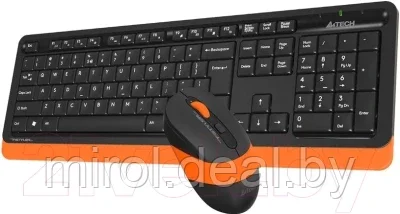 Клавиатура+мышь A4Tech Wireless Desktop Fstyler FG1010 - фото 2 - id-p201072716