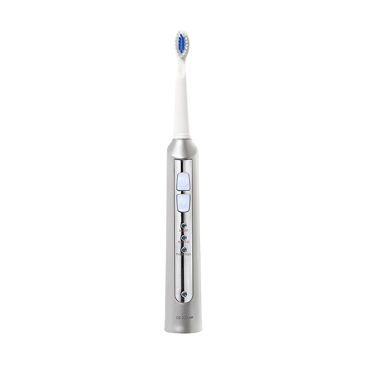 Электрическая звуковая зубная щетка CS Medica CS-233-UV с зарядным устройством и УФ-дезинфектором - фото 2 - id-p201072442