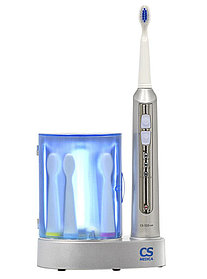 Электрическая звуковая зубная щетка CS Medica CS-233-UV с зарядным устройством и УФ-дезинфектором