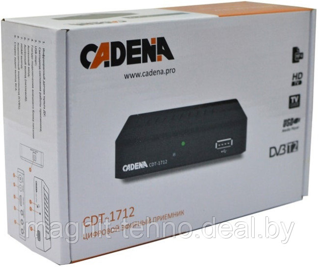 Приемник цифрового ТВ Cadena CDT-1712 - фото 6 - id-p201168971