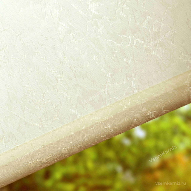 Рулонная штора Мини Lm Decor Жаккард Кремовая 38x160 см - фото 3 - id-p201174900
