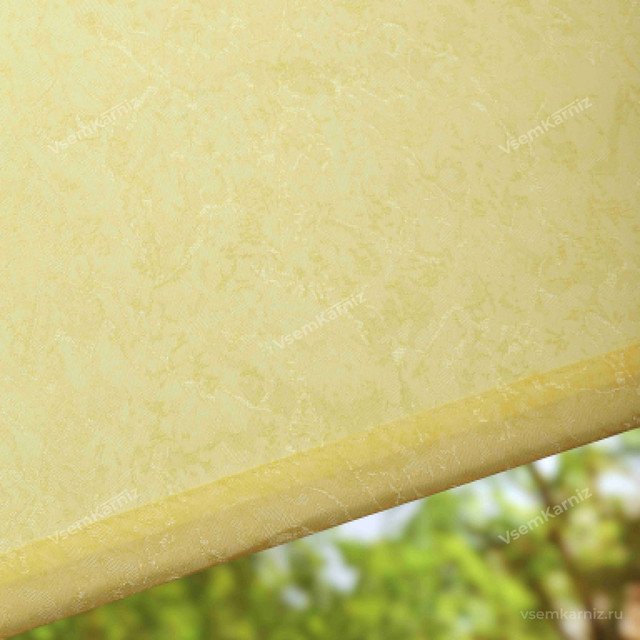 Рулонная штора Мини Lm Decor Жаккард Жёлтый 38x160 см - фото 2 - id-p201177967