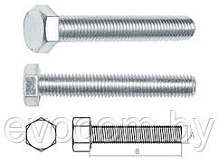 Болт М6х60 мм шестигр., цинк, кл.пр. 8.8, DIN 933 (70 шт в карт. уп.) STARFIX