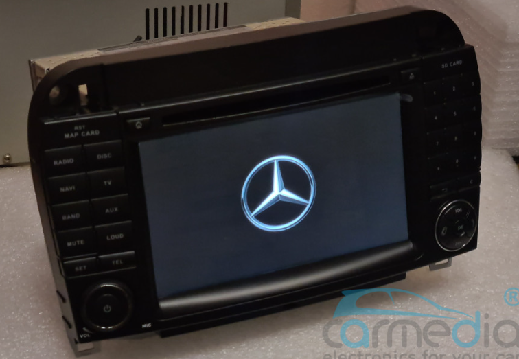 Штатная магнитола Carmedia для Mercedes S-class кузов w220 без DVD на Android 10 - фото 2 - id-p201176275