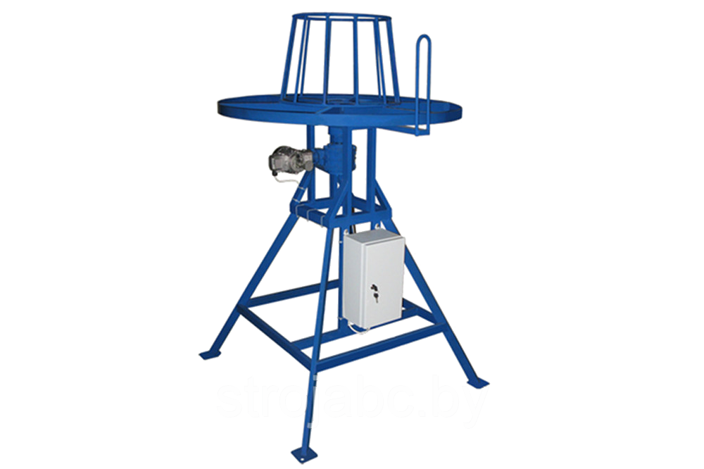 Устройство для размотки кабеля. Стойка для размотки бухт. Размотка кабеля - СРБ-10-П