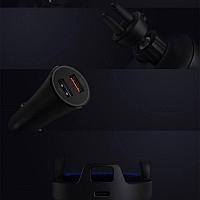 Автодержатель с функцией беcпроводной зарядки Xiaomi Mi Wireless Car Charger, фото 9