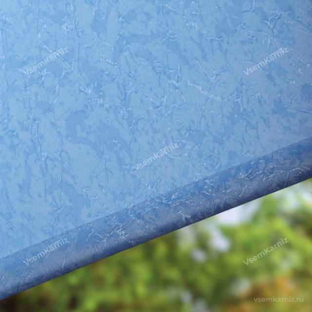 Рулонная штора Мини Lm Decor Жаккард Голубой 38x160 см - фото 2 - id-p201192026