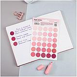 Наклейка бумажная "Trecker dots pink", 1 лист, 21x12 см, фото 2