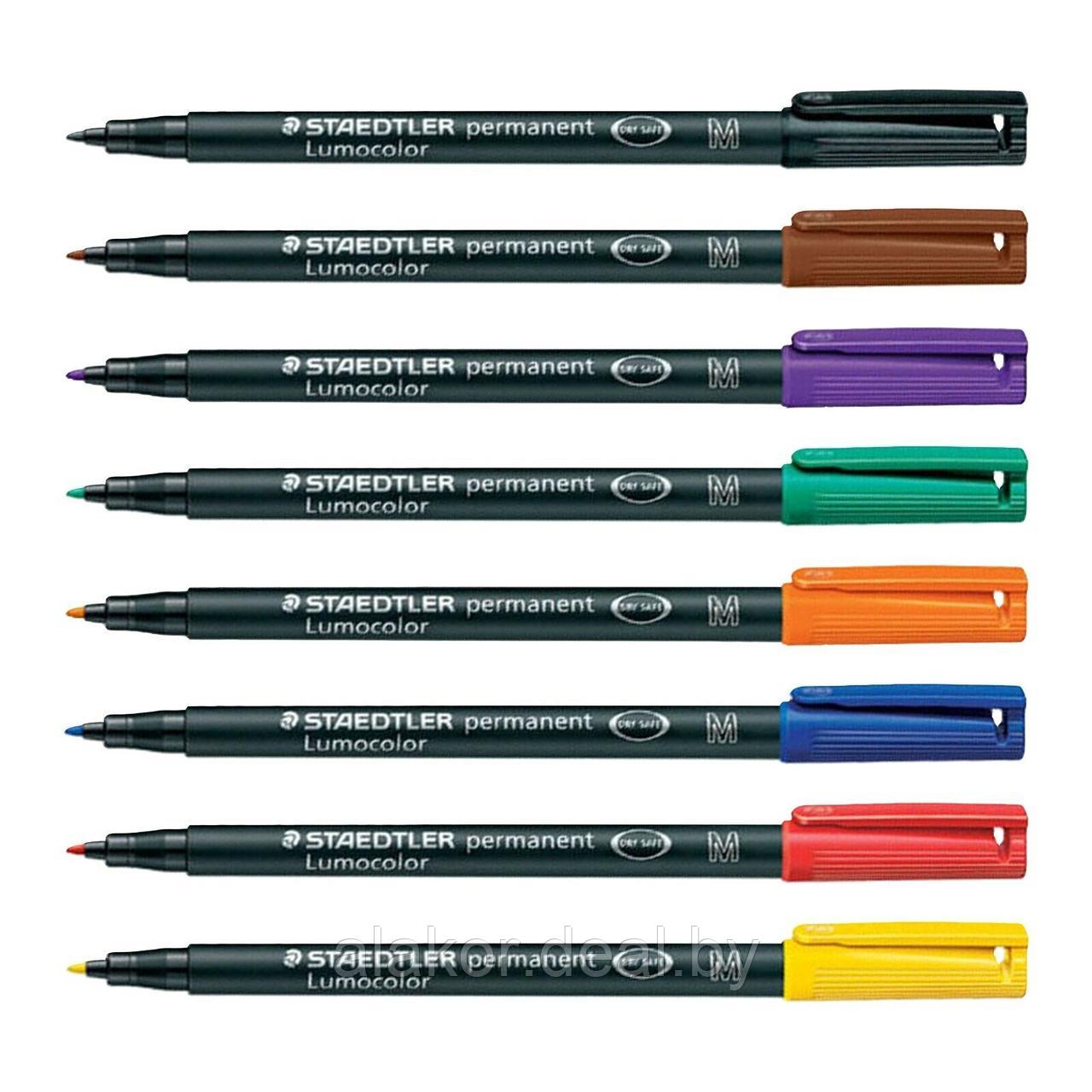 Маркер перманентный STAEDTLER Lumocolor 317, М, фиолетовый, 1мм - фото 2 - id-p201207848