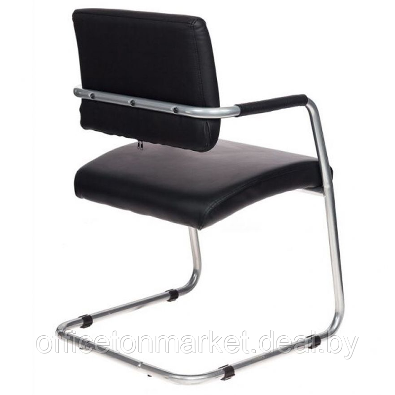 Кресло на полозьях "CH-599AV TW-01", сетка, ткань, металл, черный - фото 4 - id-p201218987