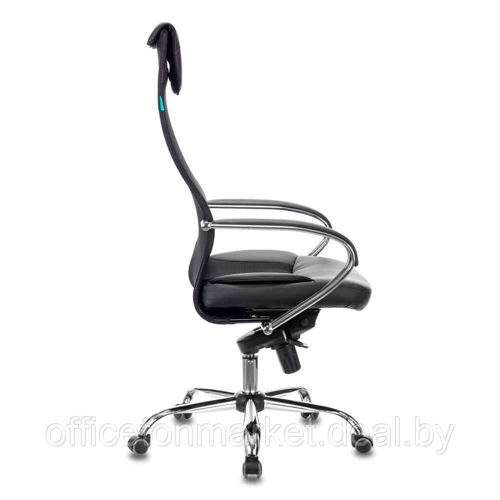 Кресло для руководителя Бюрократ "CH-609SL", экокожа, сетка, металл, черный - фото 3 - id-p197134958