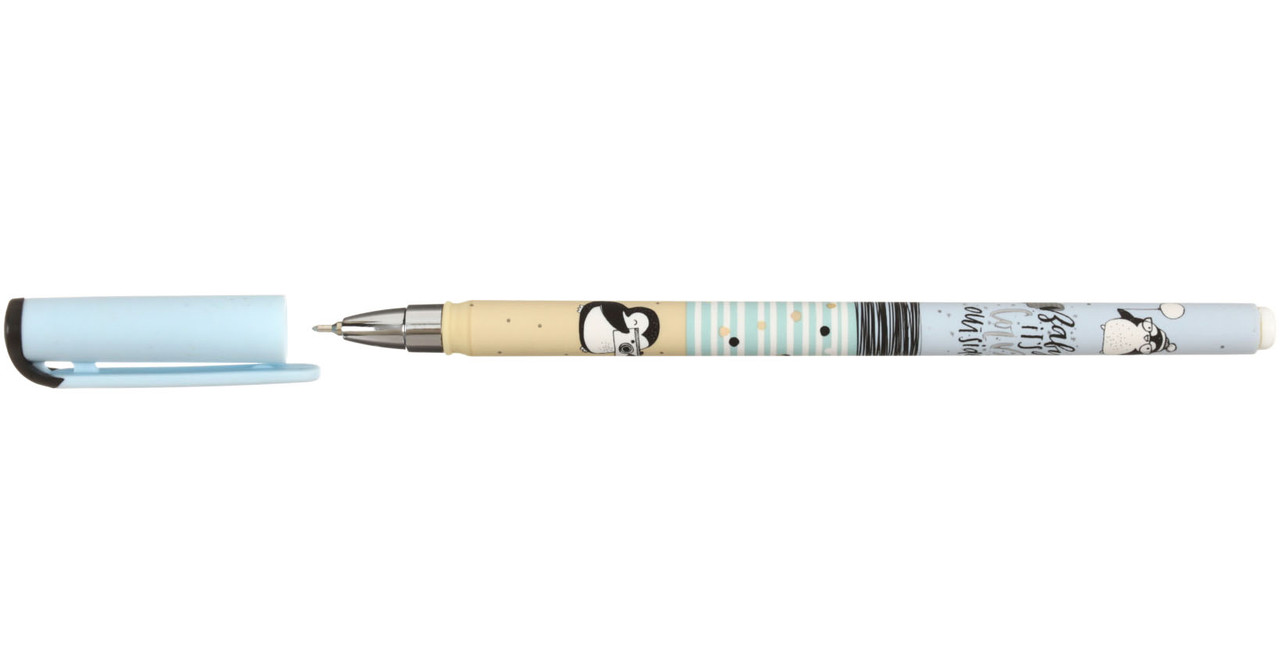 Ручка шариковая Lorex Slim Soft Pinguin, стержень синий - фото 2 - id-p201215753