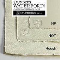 Бумага для акварели Saunders Waterford Rough White (4 необраб края) 190 g/m² 560x760mm (22" x 30")