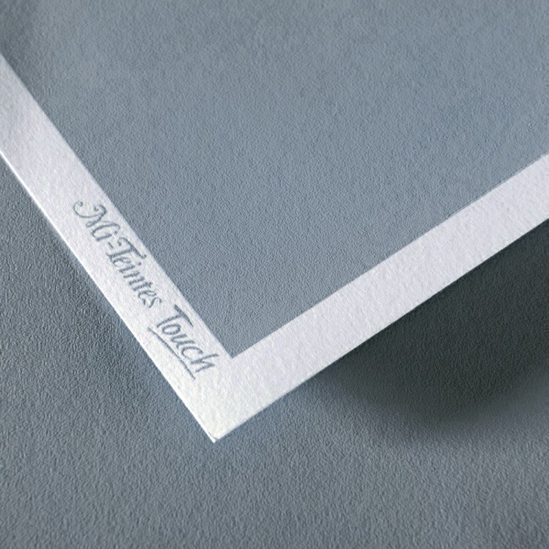 Бумага для пастели Mi-Teintes Touch 355г/м.кв 50*65см №490 Синий светлый
